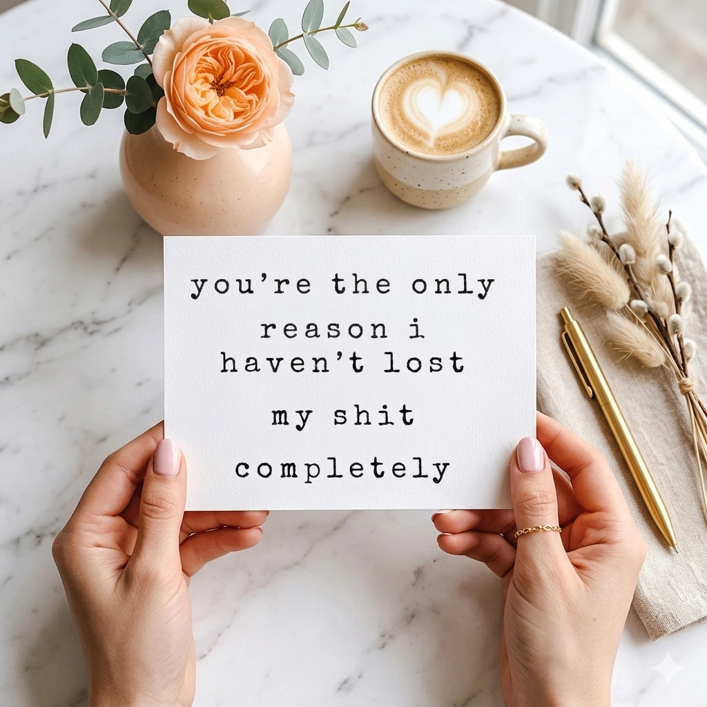 "Haven't Lost My Shit" | Sassy Appreciation & Support Card