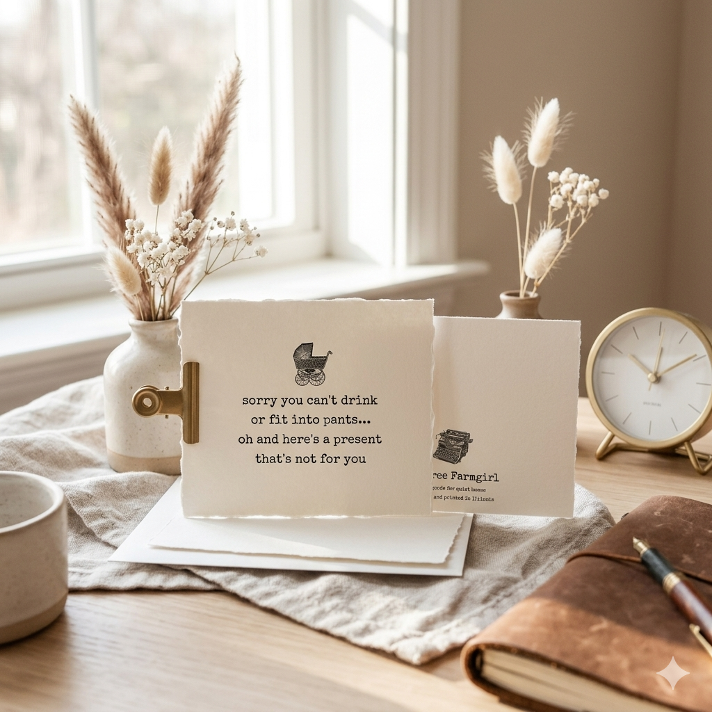 “Not A Gift For You" | Sassy Baby Shower Greeting Card