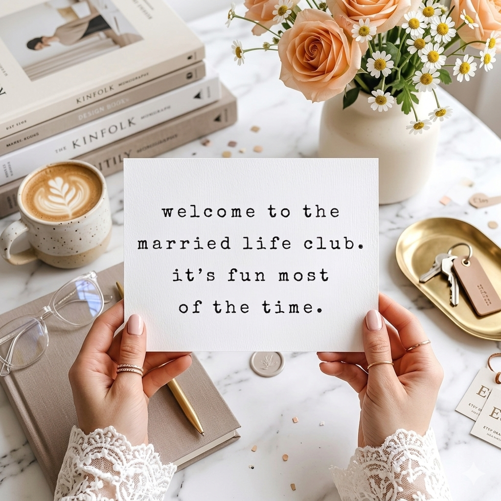 "Married Life Club" | Sassy Wedding & Anniversary Greeting Card