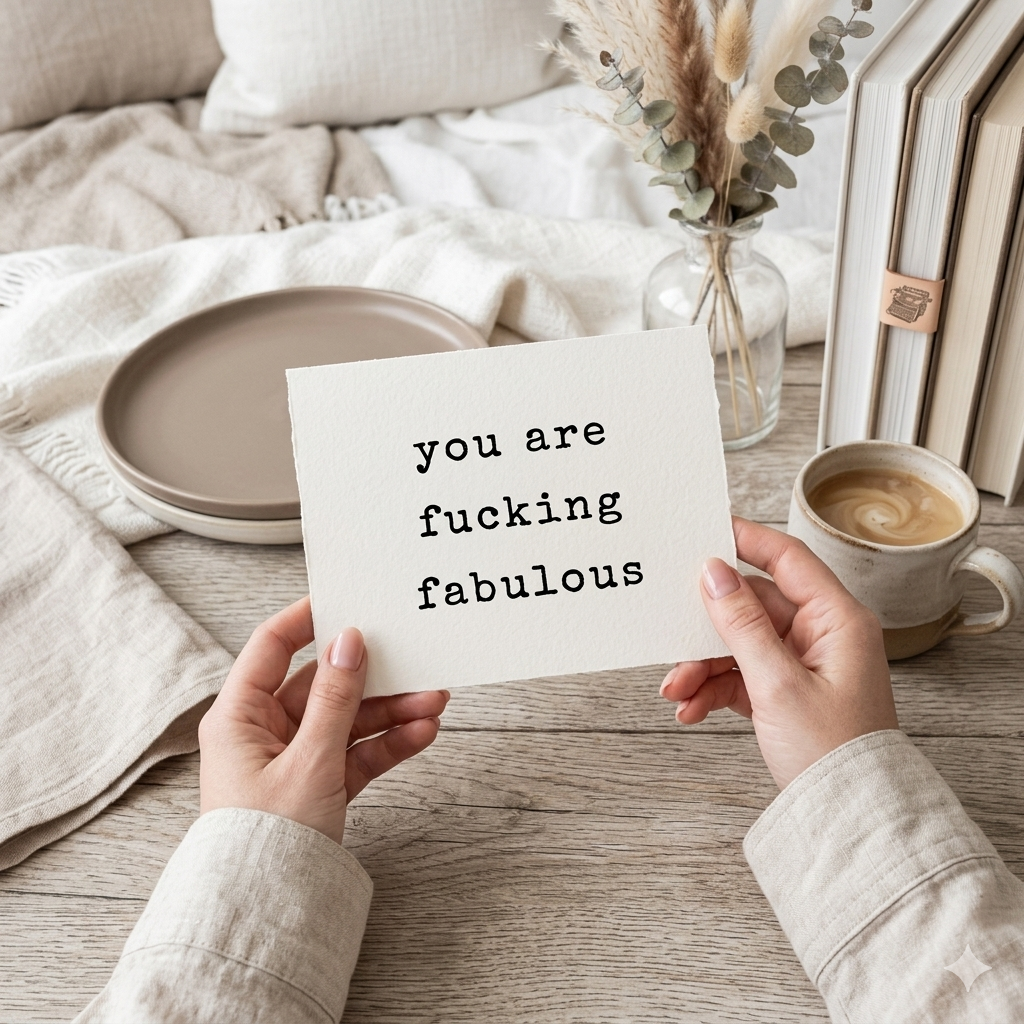 "Fucking Fabulous" | Sassy Empowerment Greeting Card