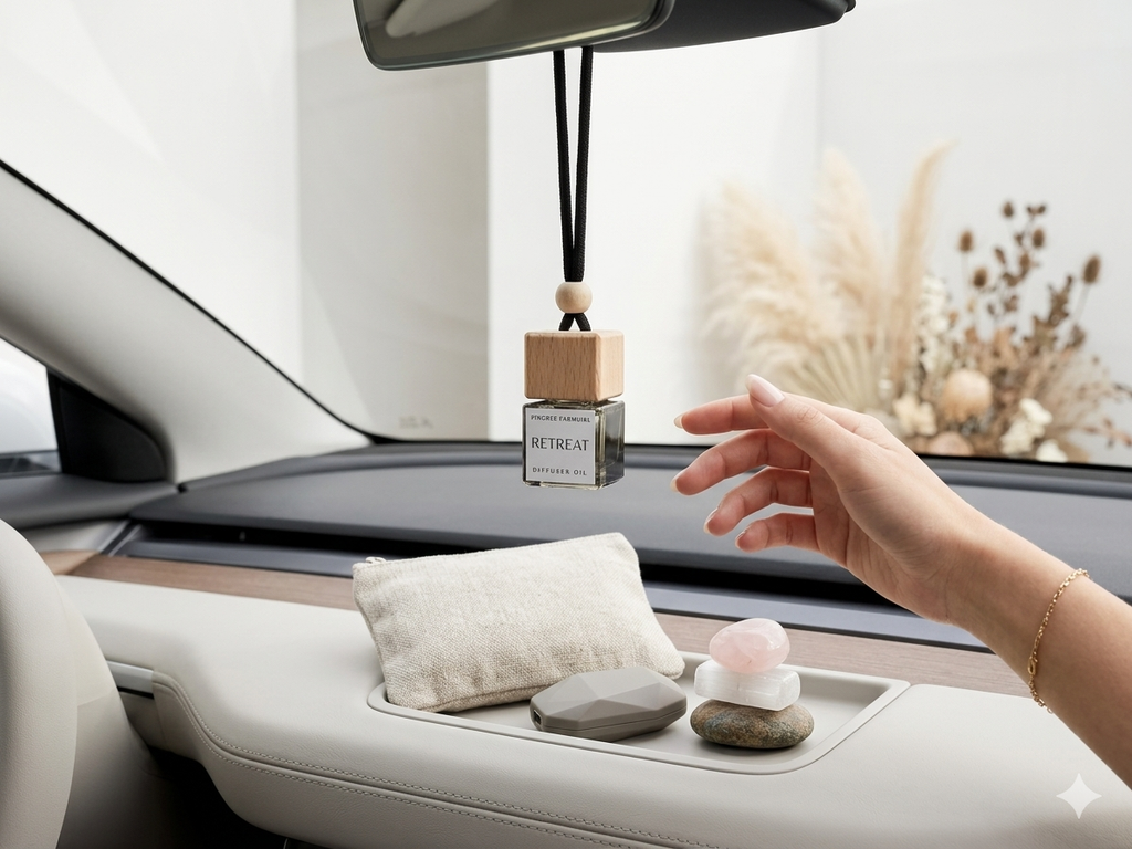 RETREAT | Salty Sea & White Tea "Mobile Sanctuary" Car Diffuser