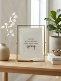 "Winters Into Spring" | Deckled Edge Seasonal Art Print