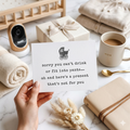 “Not A Gift For You" | Sassy Baby Shower Greeting Card