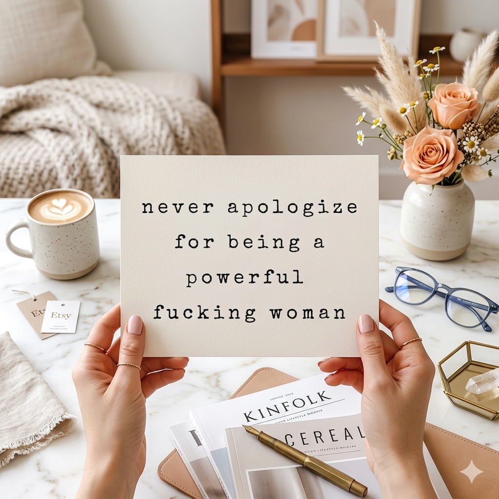 "Powerful Woman" | Sassy Empowerment Greeting Card