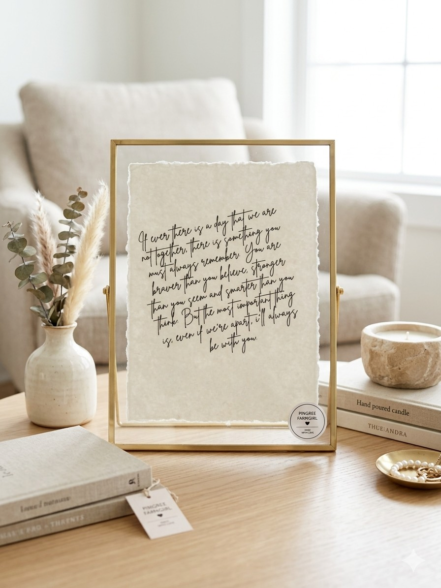 Always Remember" | Winnie the Pooh Deckled Edge Fine Art Print