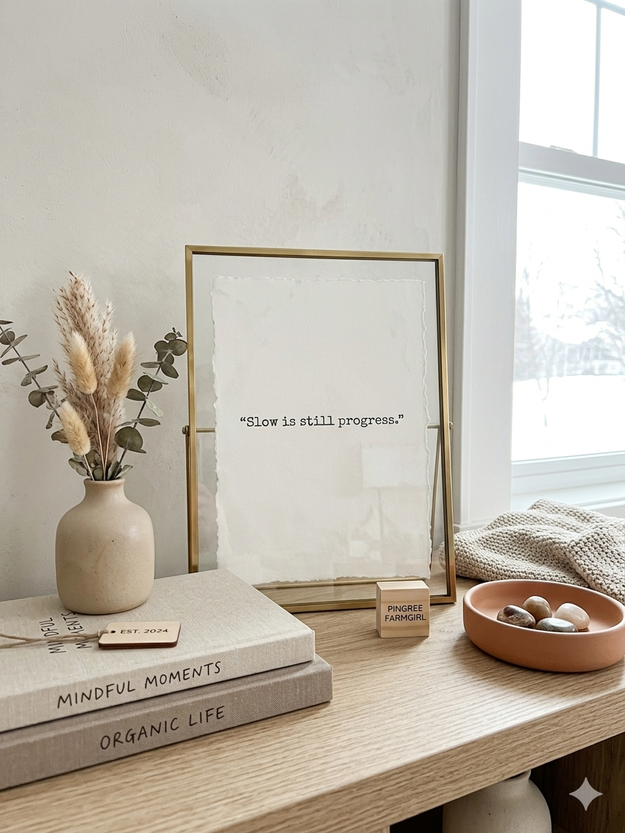 "Slow Is Still Progress" | Hand-Torn Deckled Edge Fine Art Print