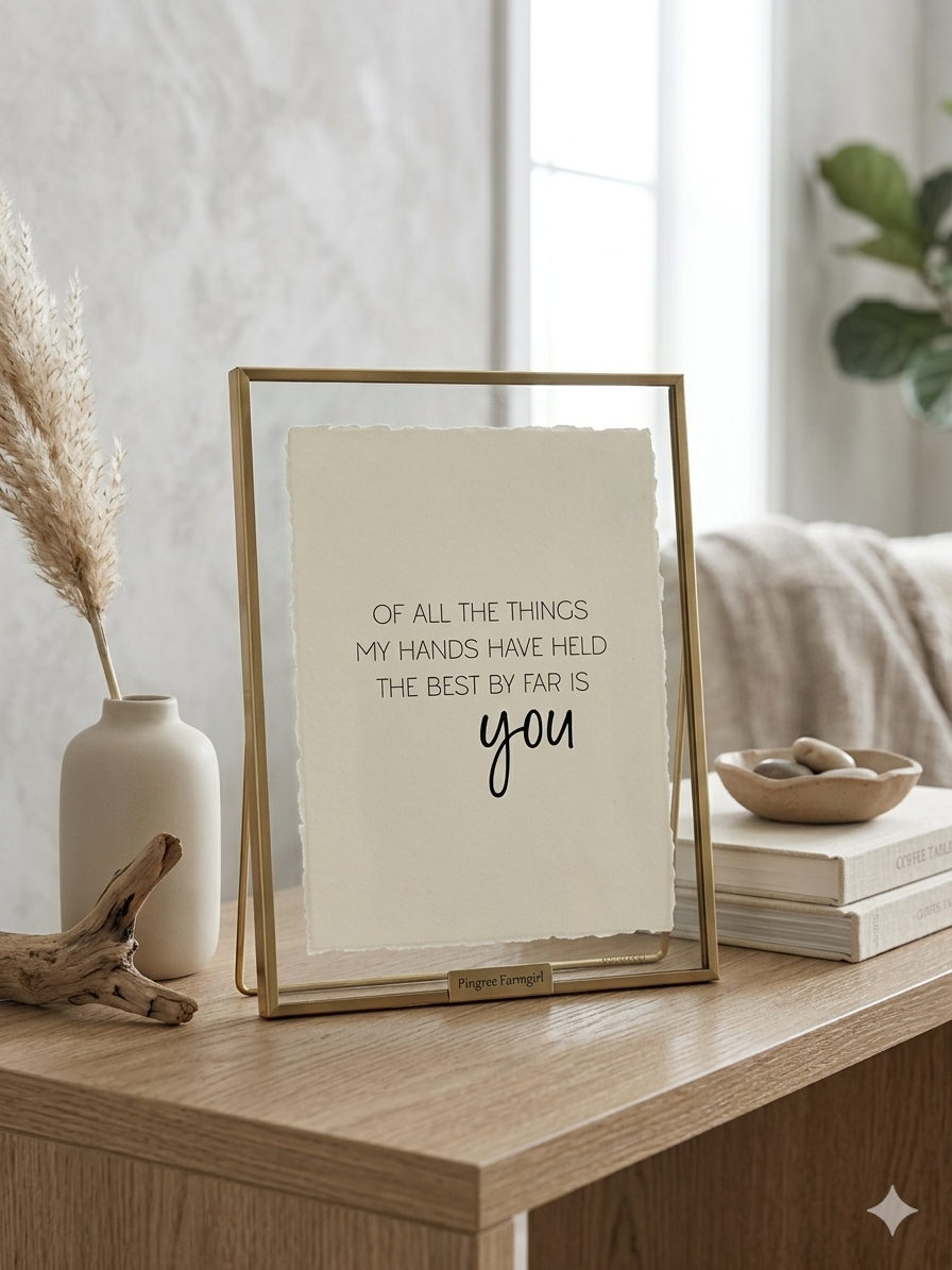 "The Best My Hands Have Held" | Deckled Edge Fine Art Print
