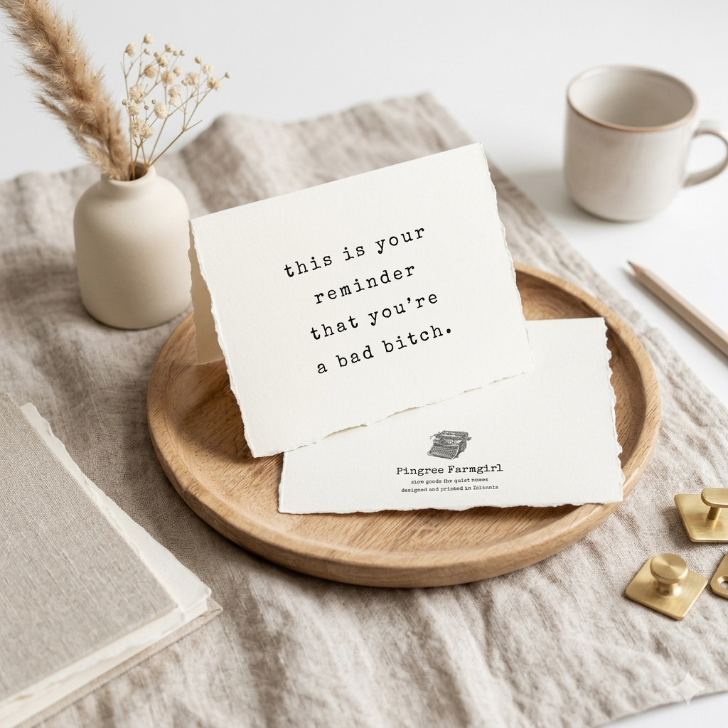 “You’re a Bad Bitch" | Sassy Encouragement Greeting Card