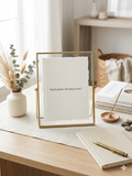 "Soft Heart Strong Spine" | Deckled Edge Empowerment Print