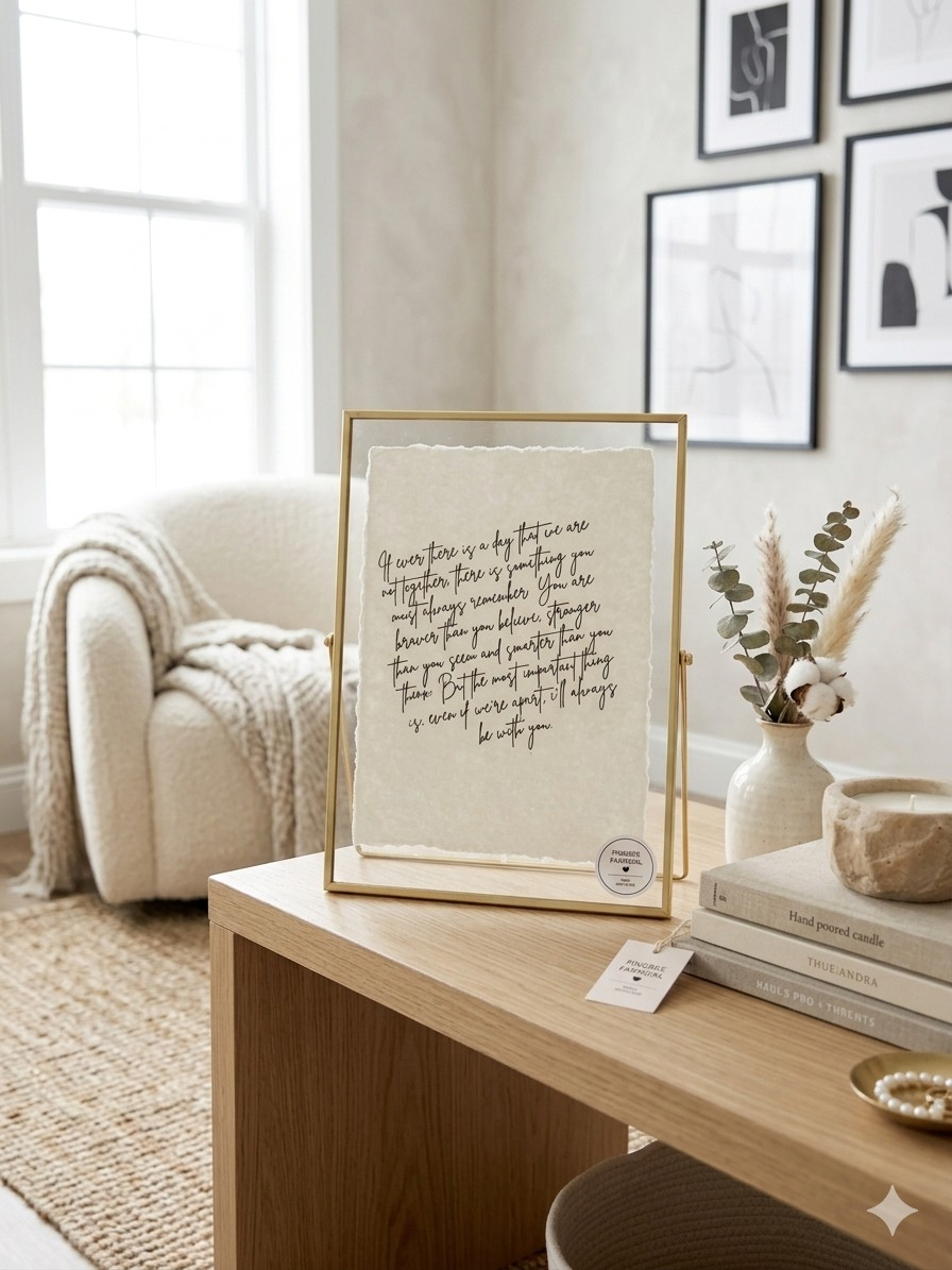 Always Remember" | Winnie the Pooh Deckled Edge Fine Art Print