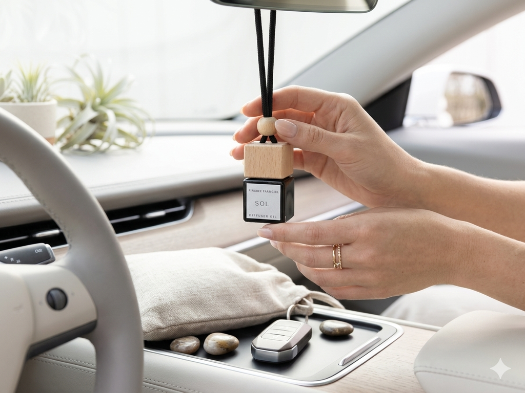 SOL | Salted Caramel & Pistachio "Mobile Sanctuary" Car Diffuser