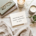 "Starting Over" | Empowering New Beginnings Greeting Card