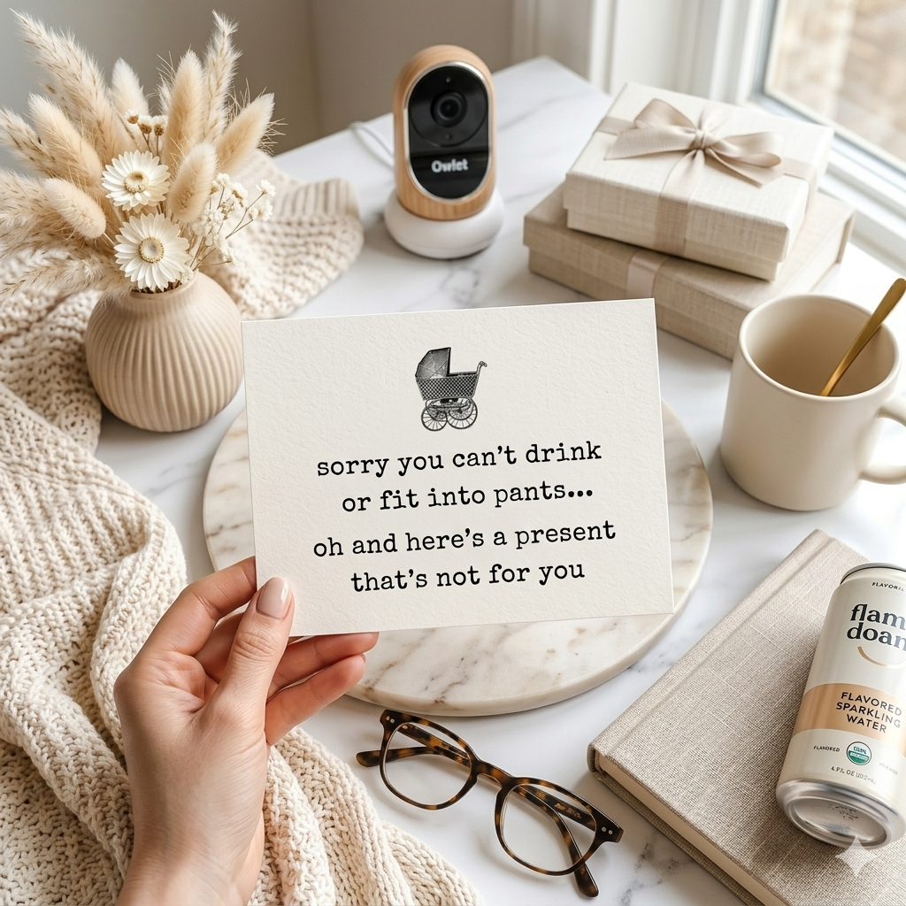 “Not A Gift For You" | Sassy Baby Shower Greeting Card