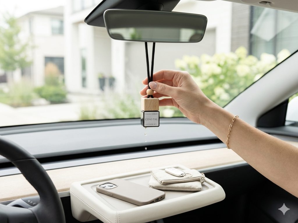COASTAL CALM | Sea Salt & Driftwood "Mobile Sanctuary" Car Diffuser