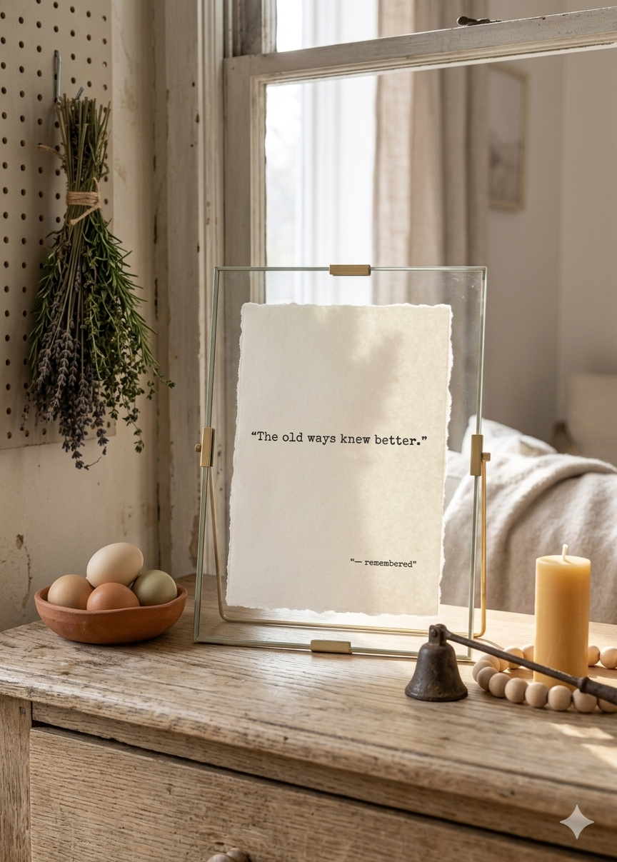 “The Old Ways Knew Better" | Specialty Deckled Edge Fine Art Print