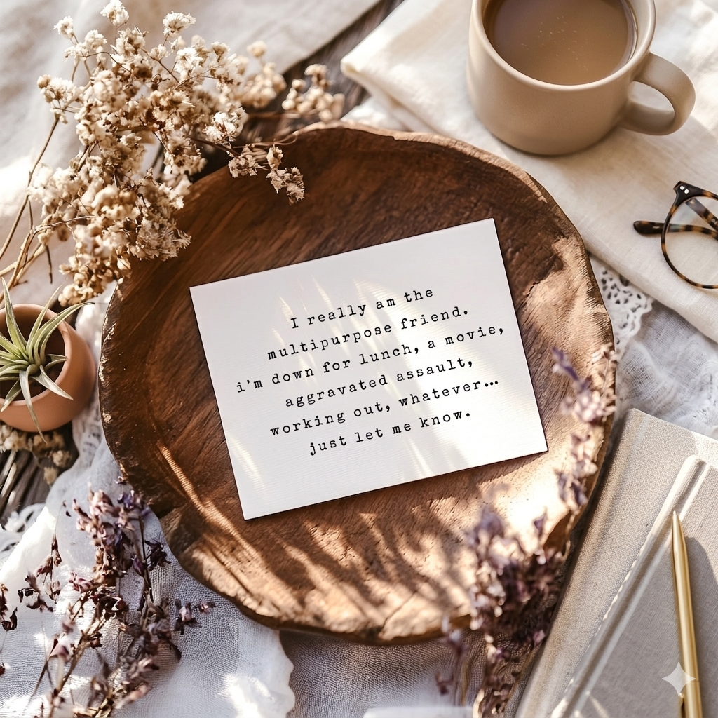 “The Multipurpose Friend" | Sassy Best Friend Greeting Card