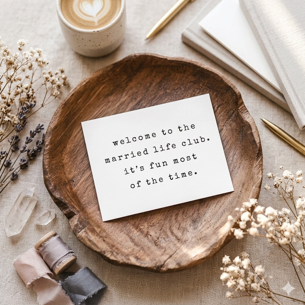 "Married Life Club" | Sassy Wedding & Anniversary Greeting Card