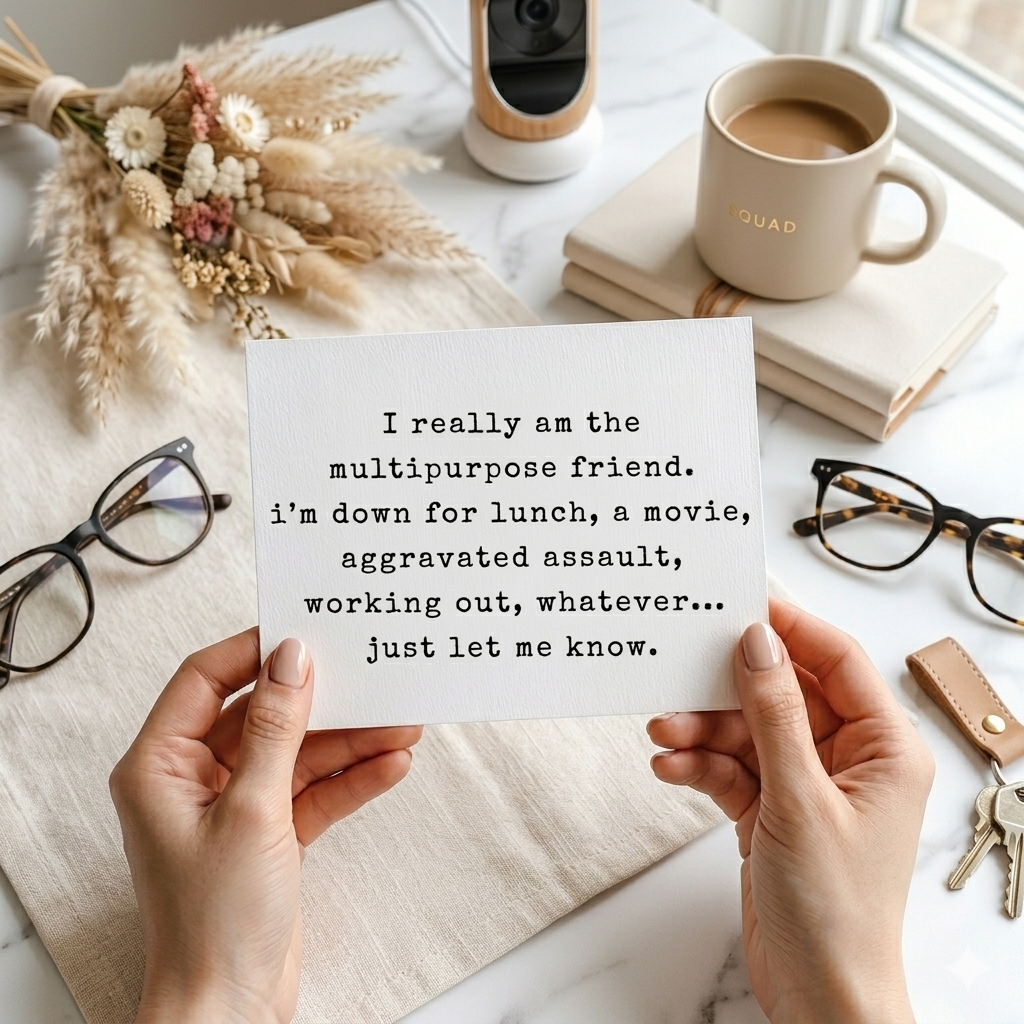 “The Multipurpose Friend" | Sassy Best Friend Greeting Card