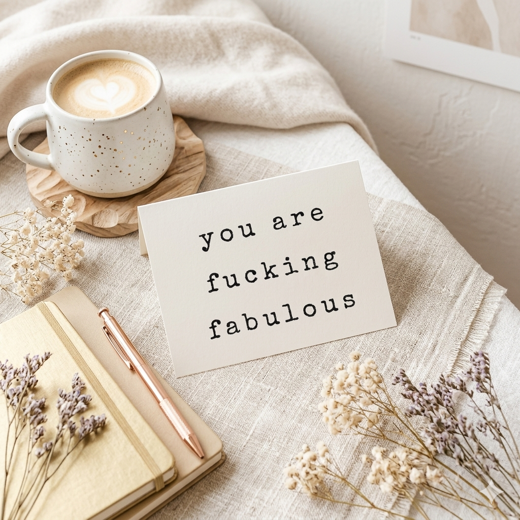 "Fucking Fabulous" | Sassy Empowerment Greeting Card