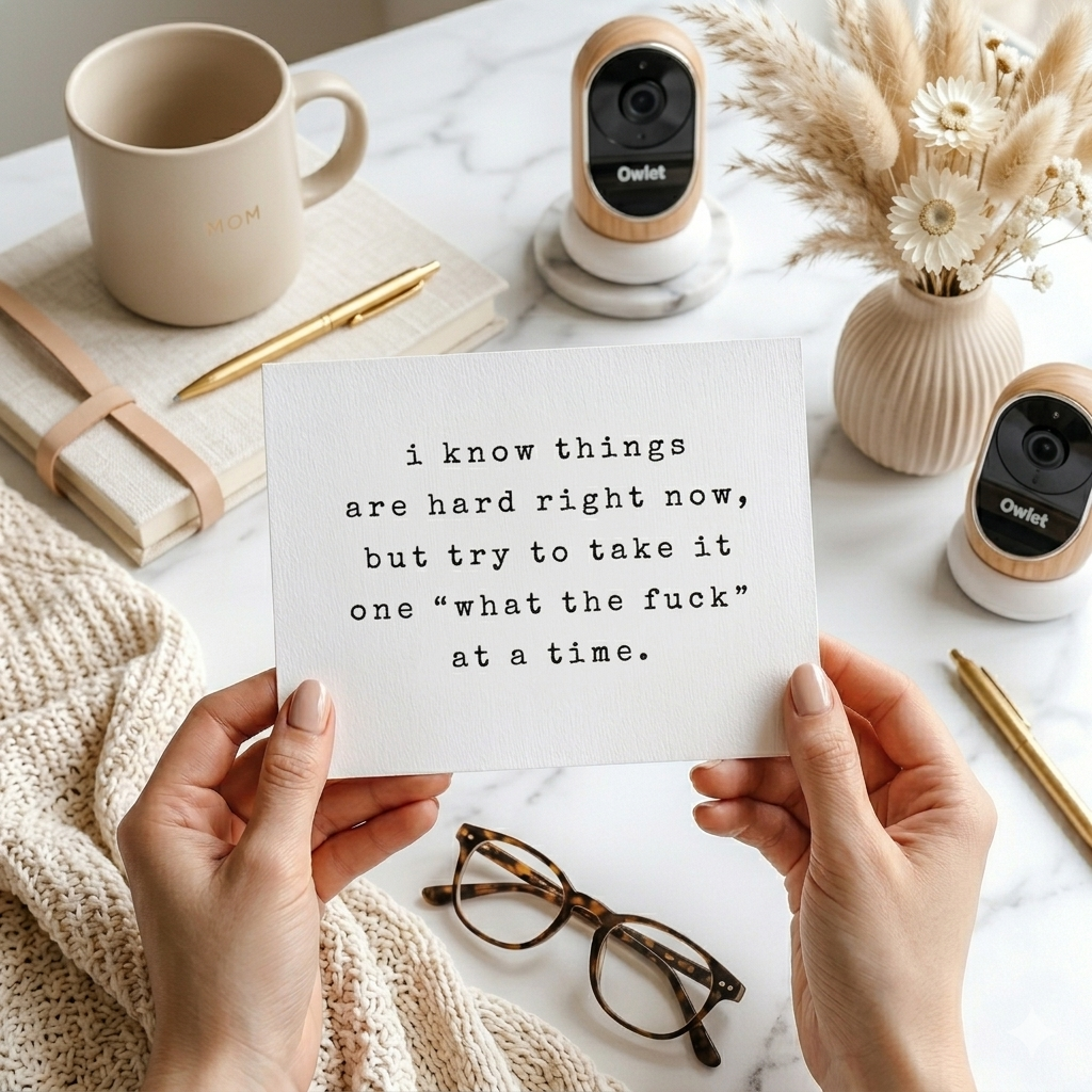 “One What The Fuck At A Time" | Sassy Support & Sympathy Card