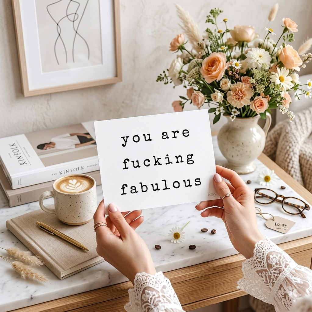 "Fucking Fabulous" | Sassy Empowerment Greeting Card