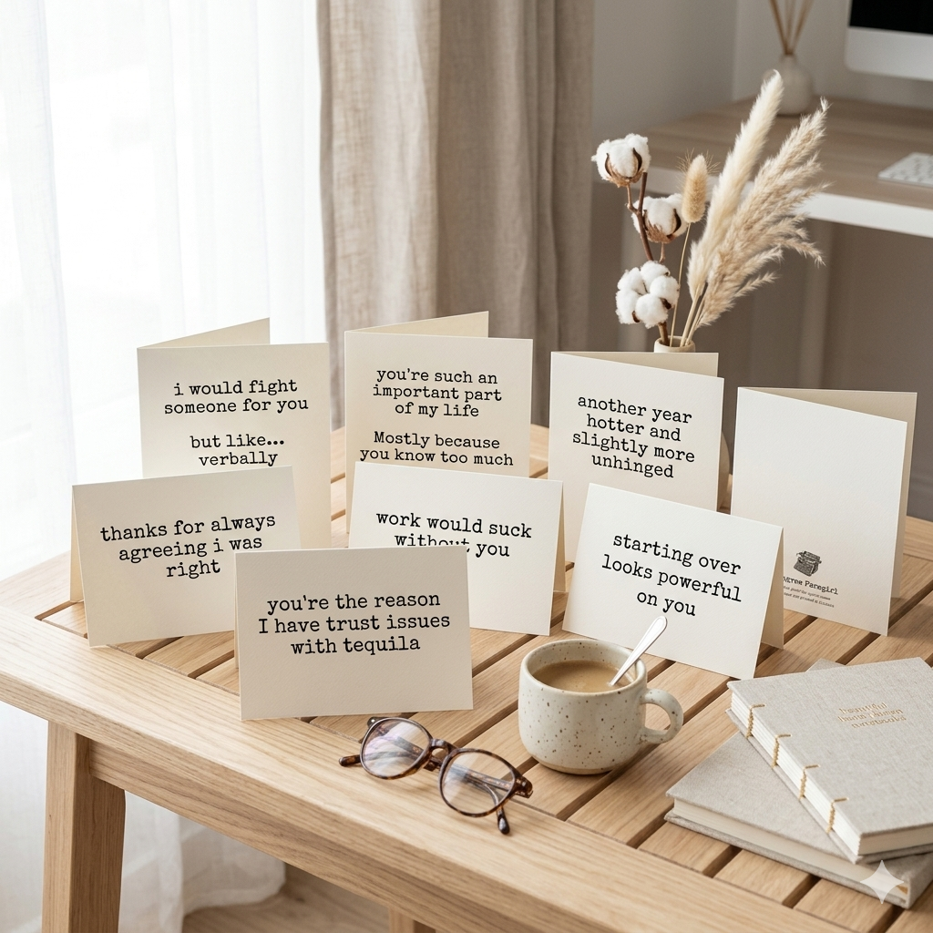 “Not The Adults They Think We Are" | Sassy Friendship Greeting Card