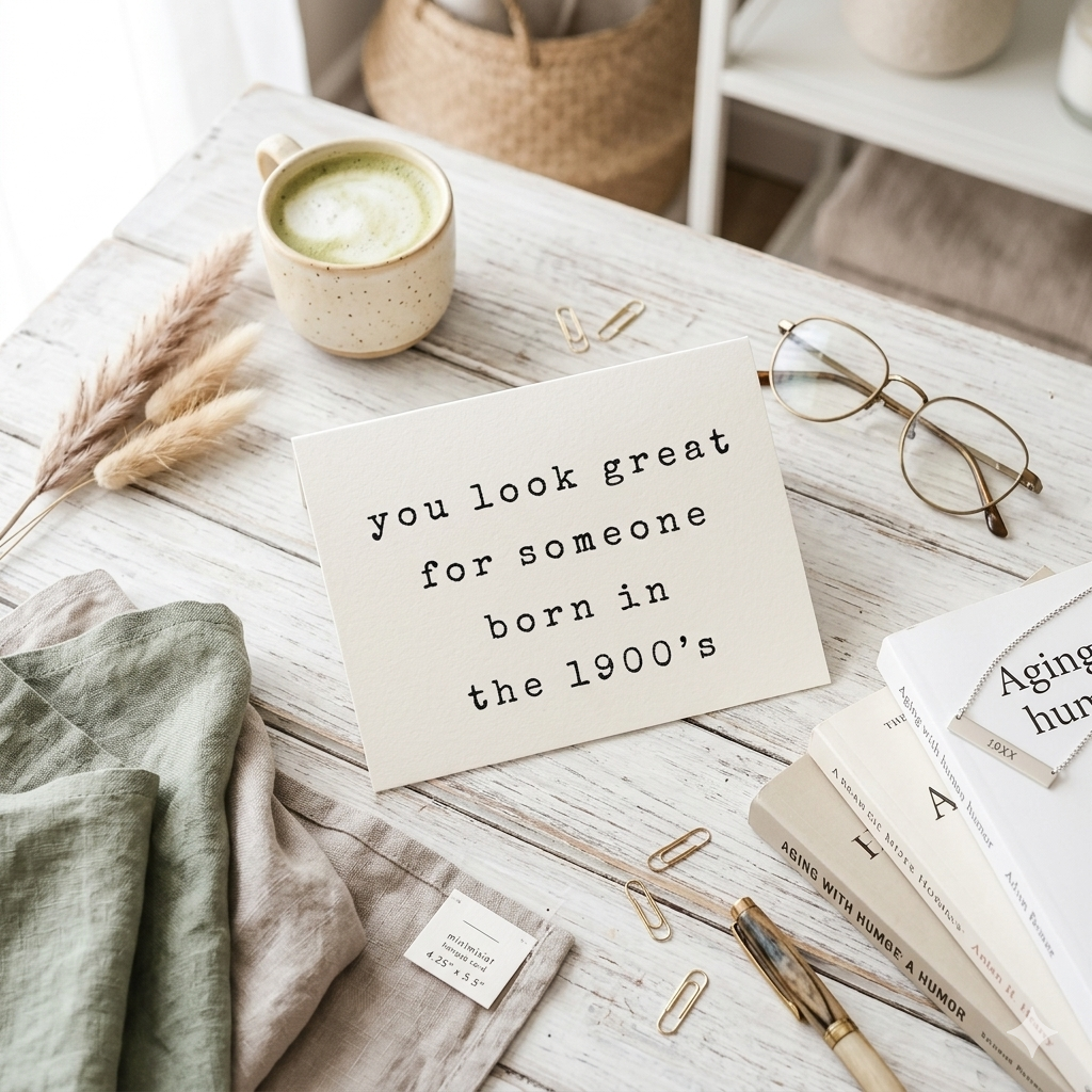 “Born in the 1900s" | Sassy Birthday Greeting Card