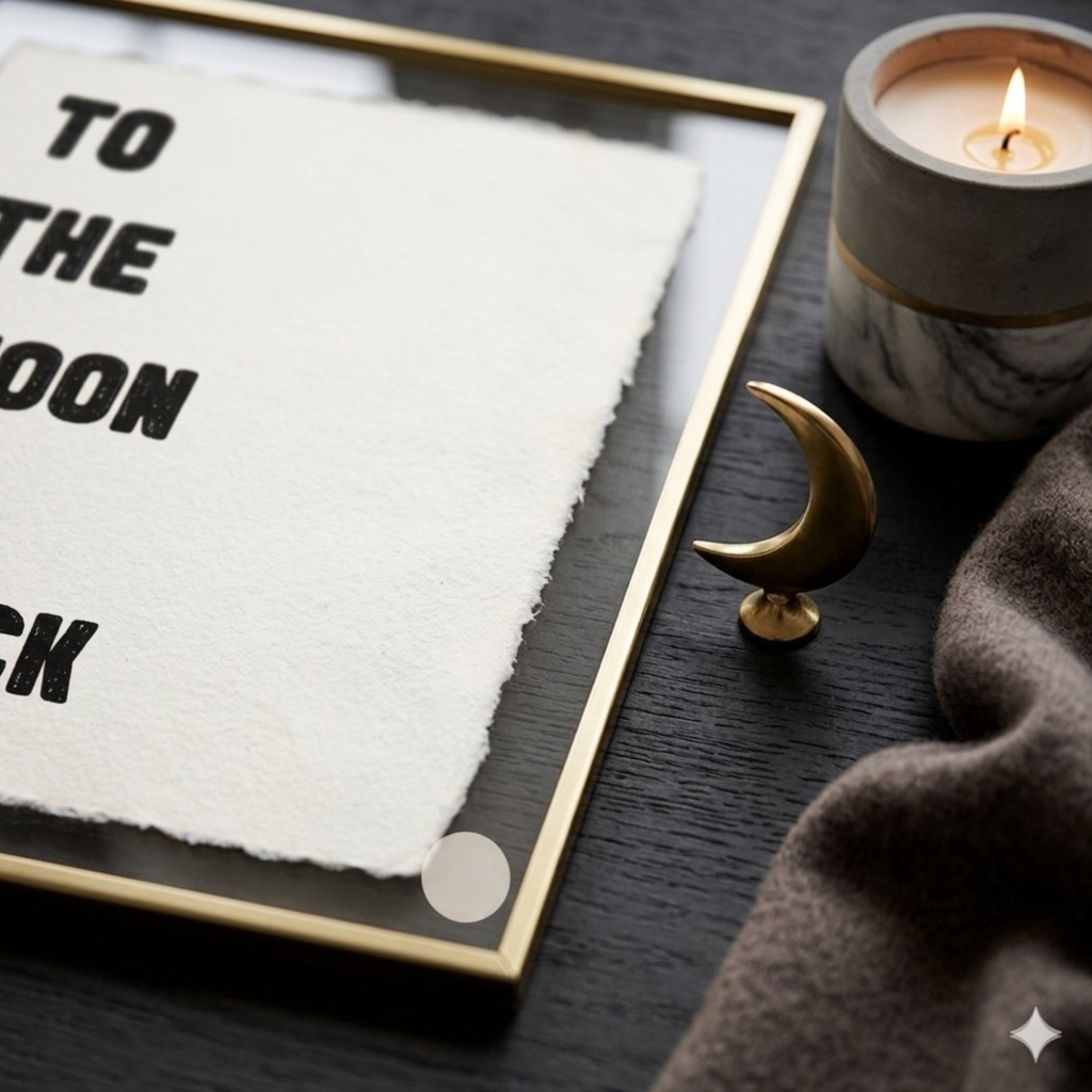 "To The Moon & Back" | Deckled Edge Fine Art Print