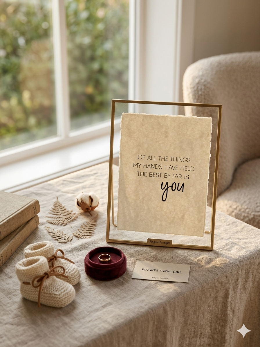 "The Best My Hands Have Held" | Deckled Edge Fine Art Print