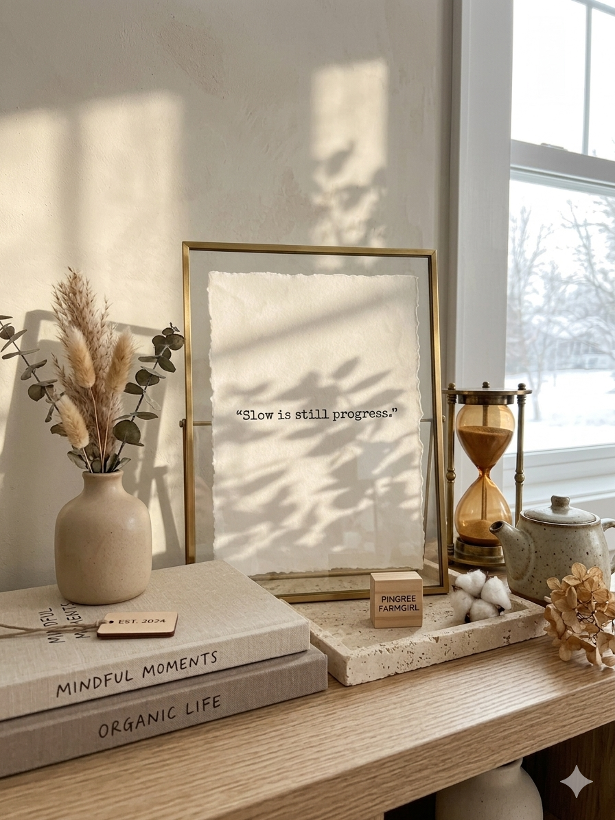 "Slow Is Still Progress" | Hand-Torn Deckled Edge Fine Art Print