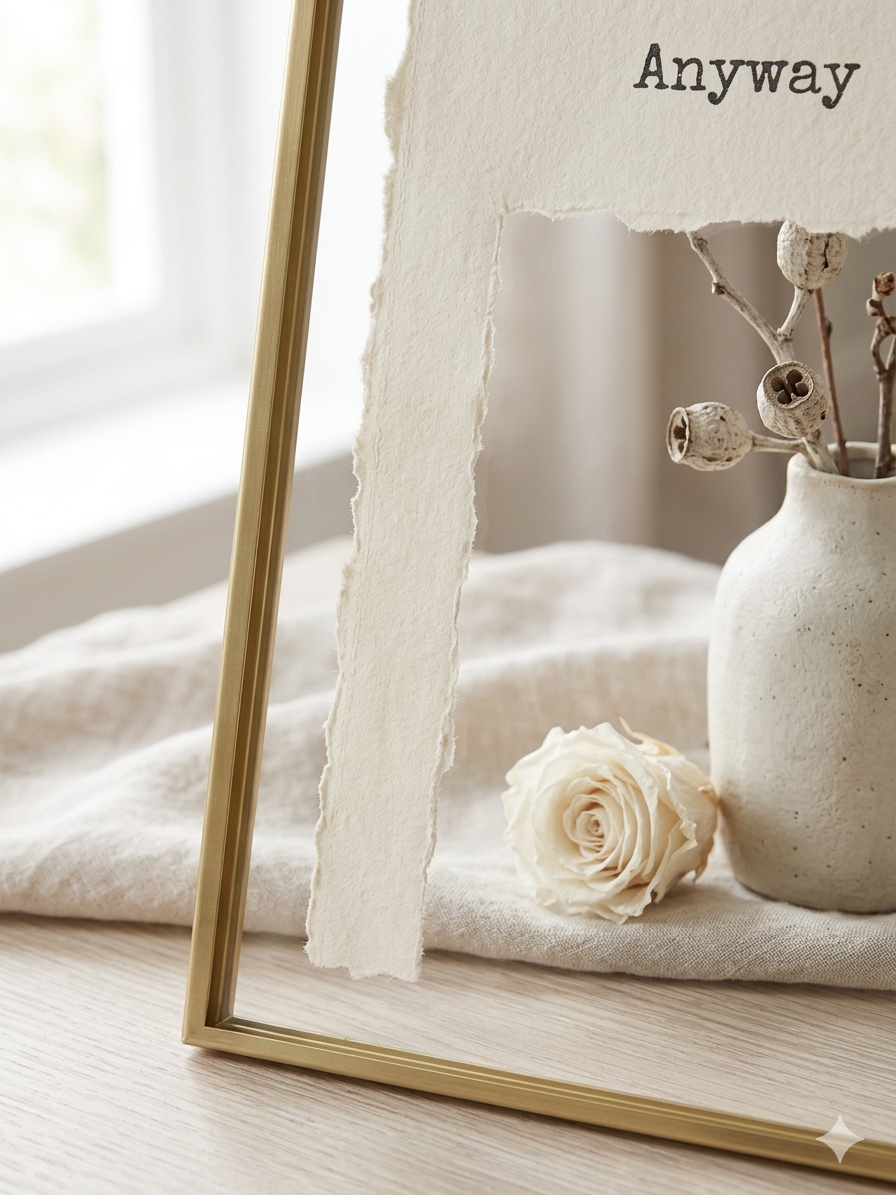 "She Bloomed Anyway" | Deckled Edge Resilience Print