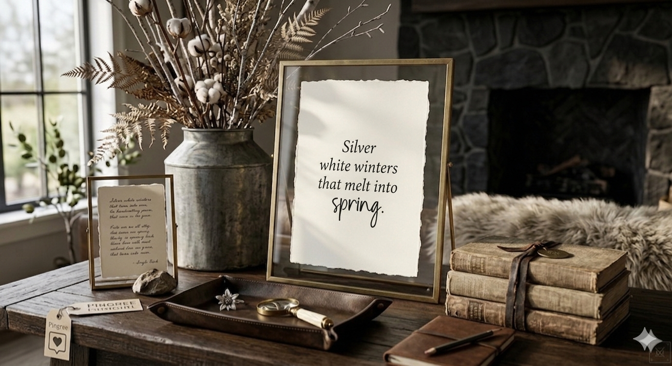 "Winters Into Spring" | Deckled Edge Seasonal Art Print