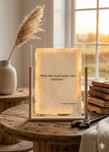 What Was Built With Care, Endures" | Specialty Deckled Edge Fine Art Print