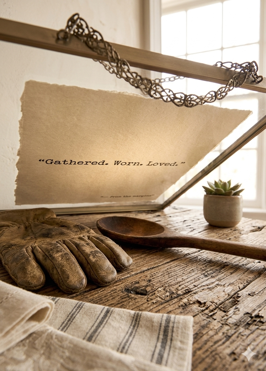 "Gathered. Worn. Loved." | Specialty Deckled Edge Fine Art Print