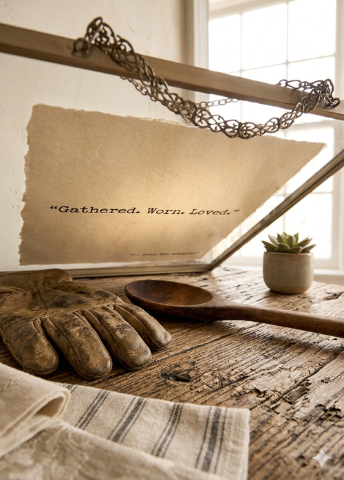 "Gathered. Worn. Loved." | Specialty Deckled Edge Fine Art Print