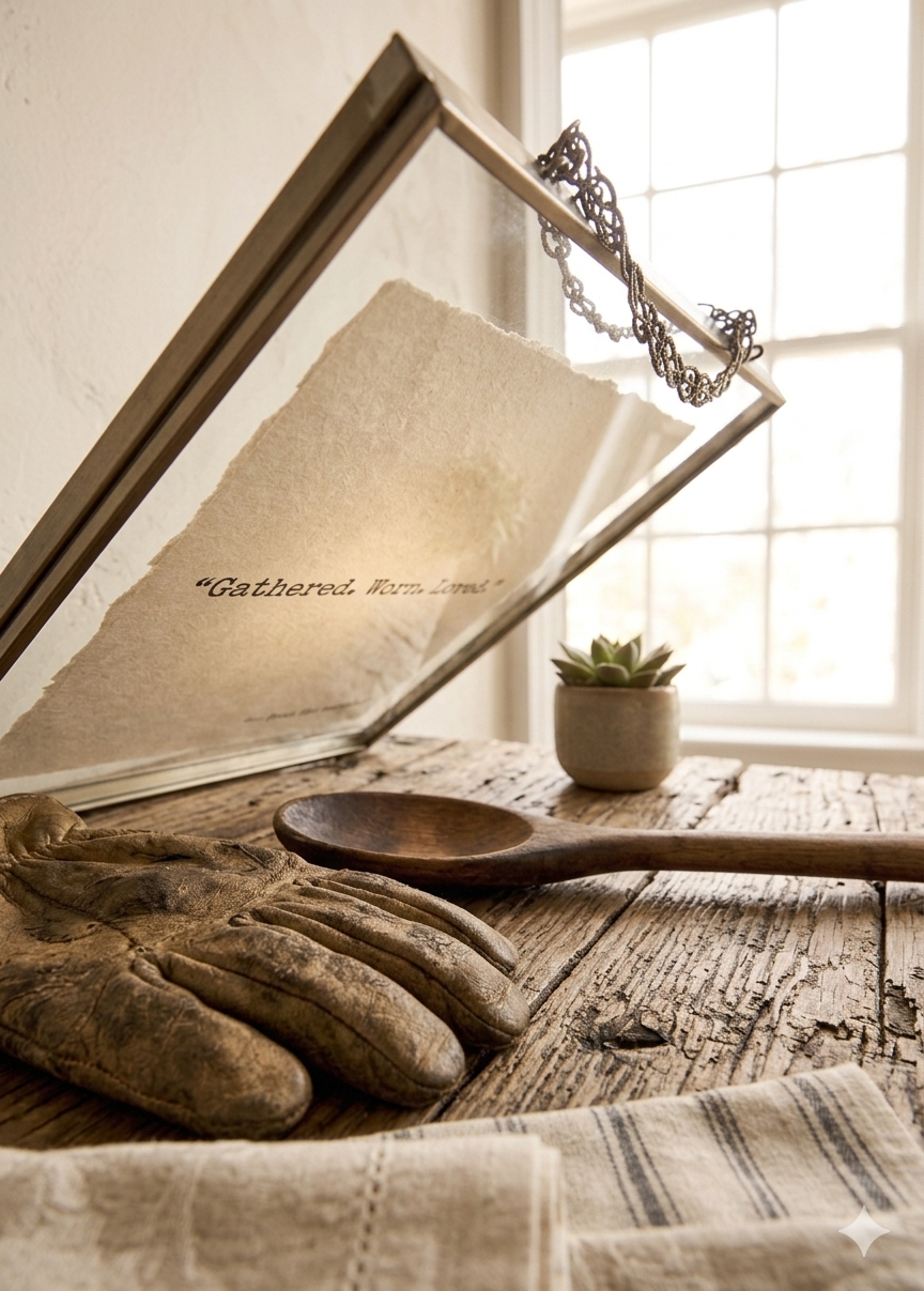"Gathered. Worn. Loved." | Specialty Deckled Edge Fine Art Print