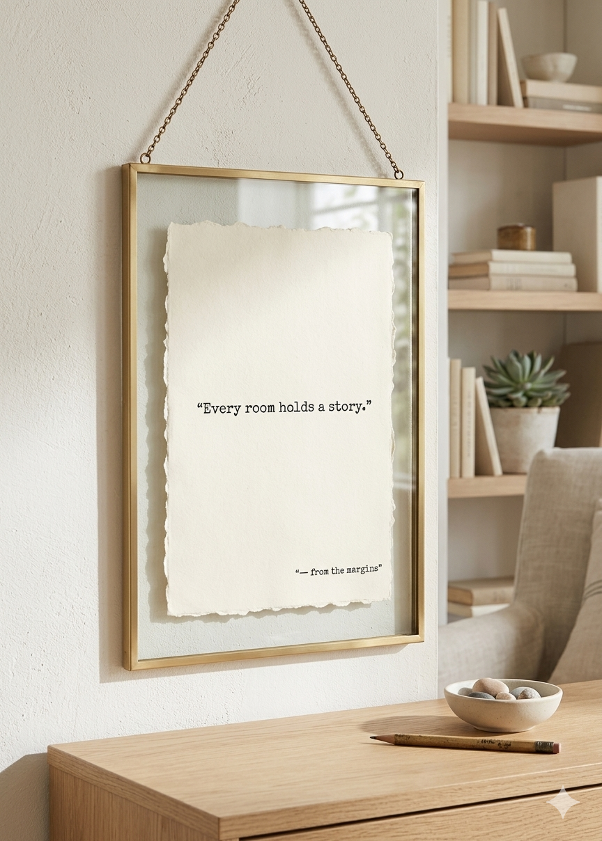 "Every Room Holds A Story" | Specialty Deckled Edge Fine Art Print