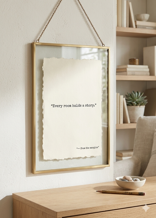 "Every Room Holds A Story" | Specialty Deckled Edge Fine Art Print