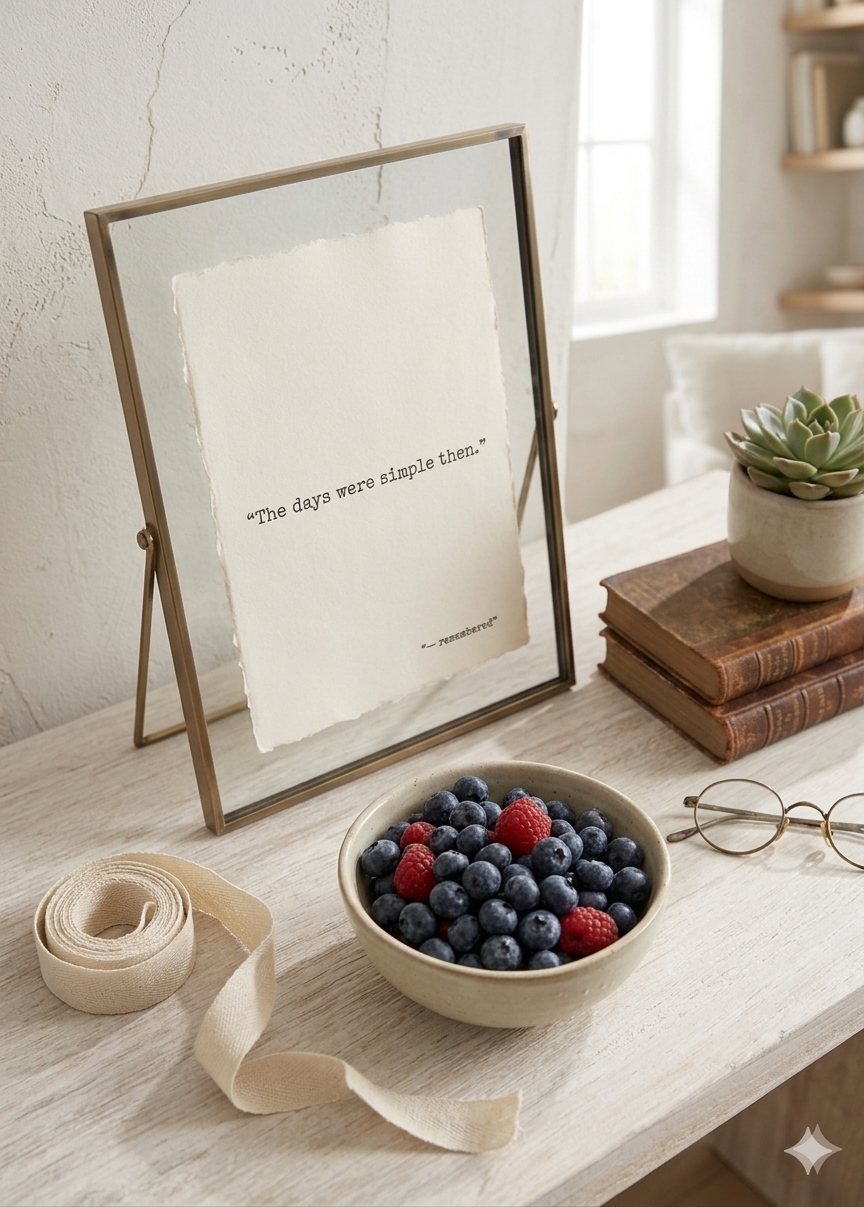 "The Days Were Simple Then" | Specialty Deckled Edge Fine Art Print