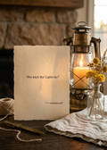 "She Kept The Light On" | Specialty Deckled Edge Fine Art Print