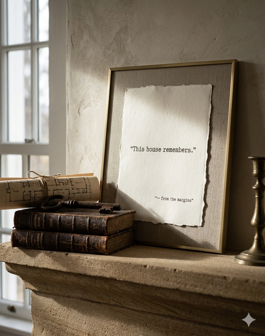 “This House Remembers" | Specialty Deckled Edge Fine Art Print