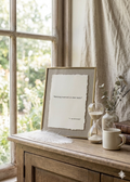 "Nothing Hurried Is Ever Held" | Specialty Deckled Edge Fine Art Print