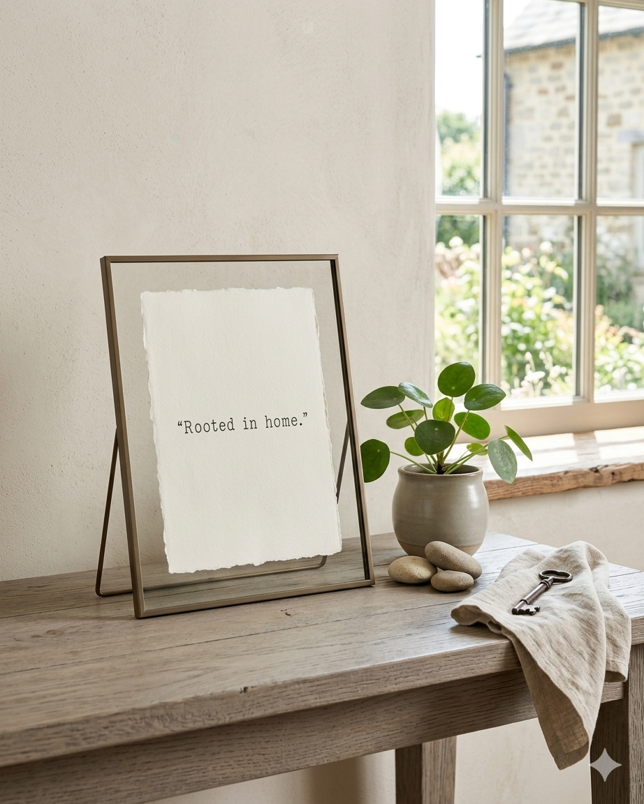 "Rooted In Home" | Specialty Deckled Edge Fine Art Print