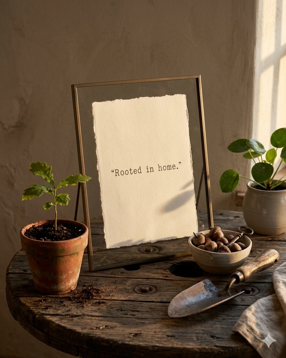 "Rooted In Home" | Specialty Deckled Edge Fine Art Print